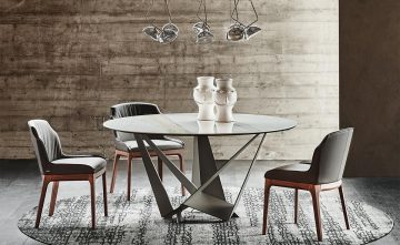 Skorpio Keramik / Keramik Premium / Keramik-Wood Round étkezőasztal - Cattelan Italia 9.
