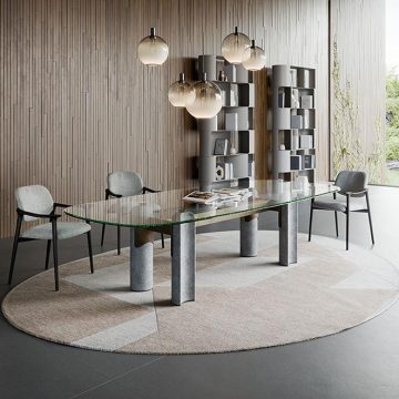 Bilbao Glass étkezőasztal - Cattelan Italia 11.