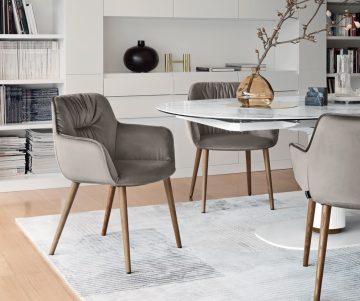 Cocoon étkezőszék, fa - Calligaris 13.